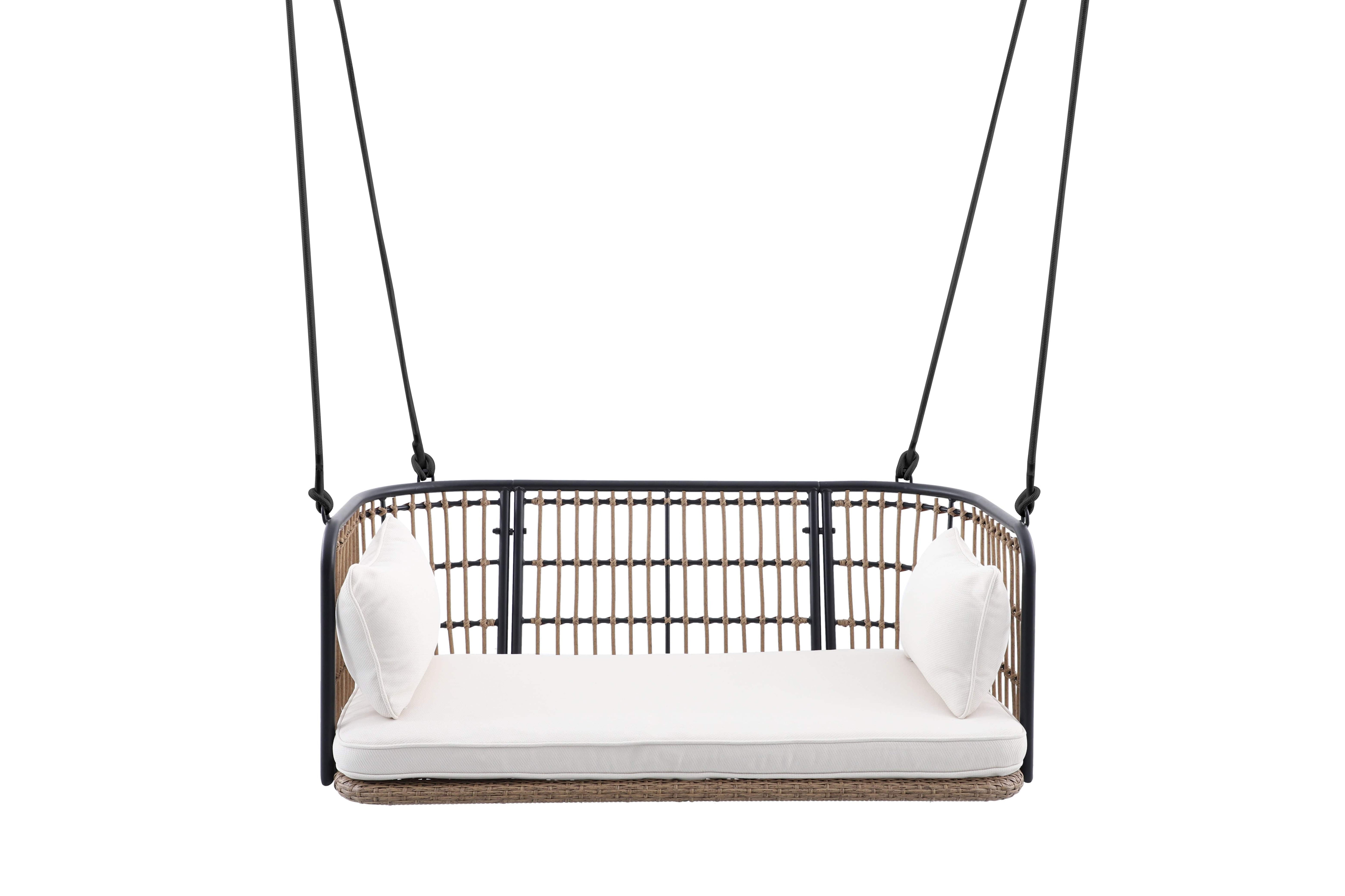 East Green Remy Porch Swing with Cushion