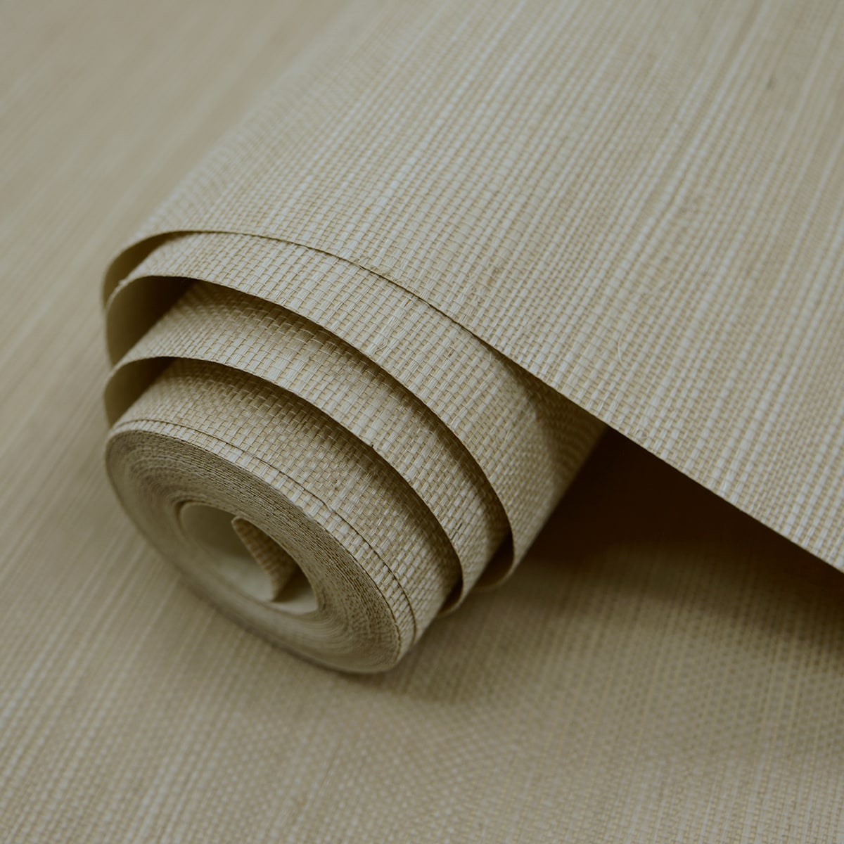 Champagne Sisal Grasscloth Unpasted Wallpaper