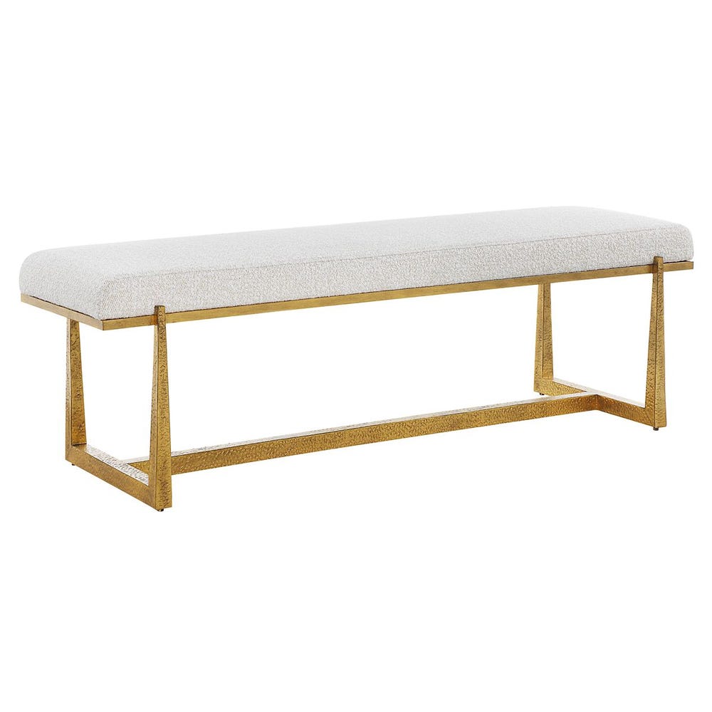 The Aurelia Antique Upholstered Bench