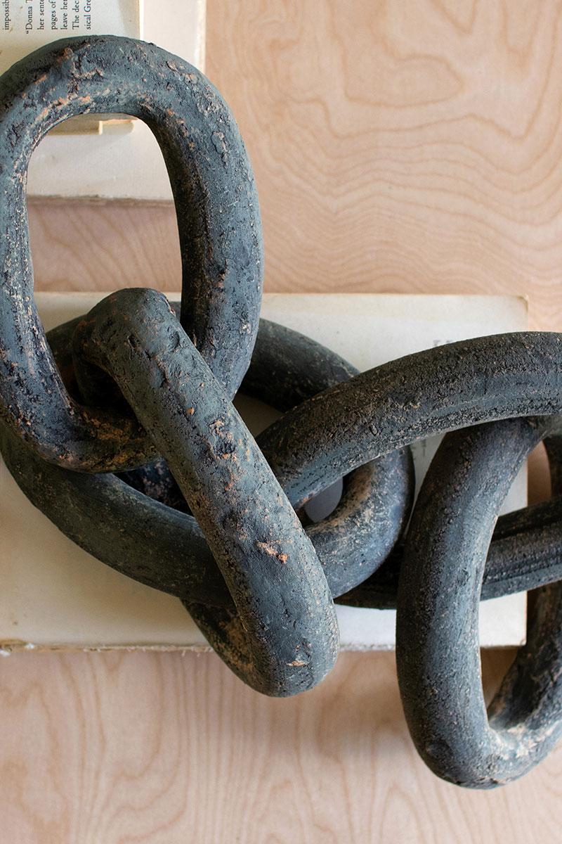 Sculptural Clay Chain