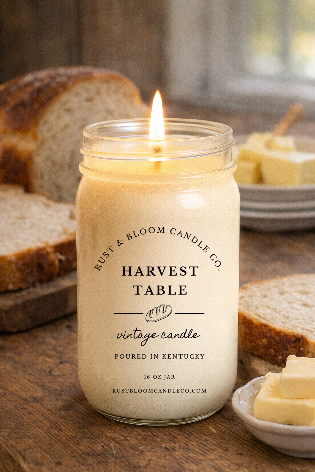 Harvest Table 16 Oz Soy Candle
