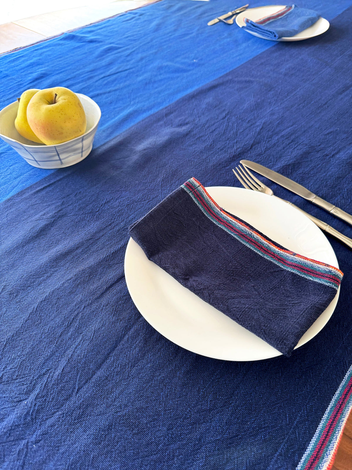 Aegean  Blue Indigo Towel