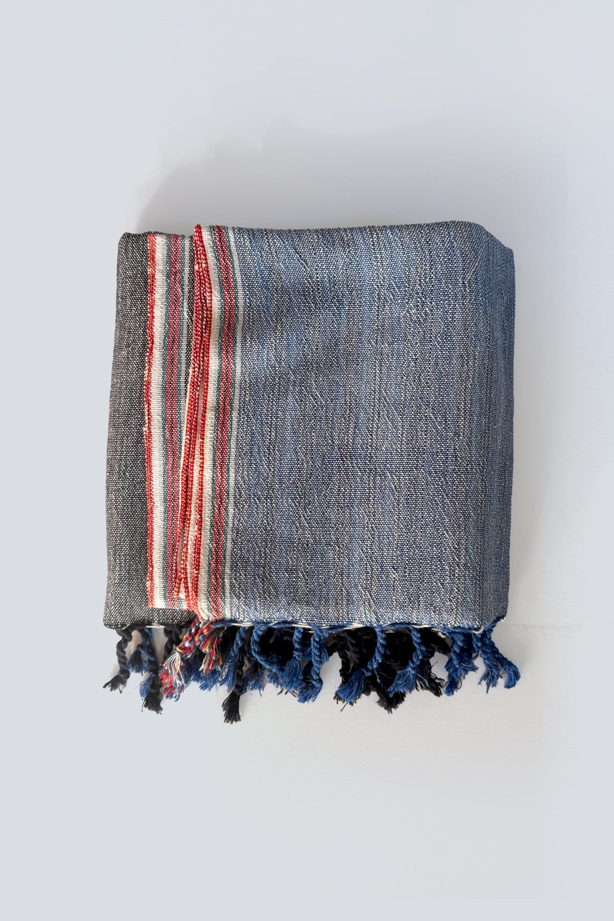 Aegean Charcoal Denim Tonal Towel