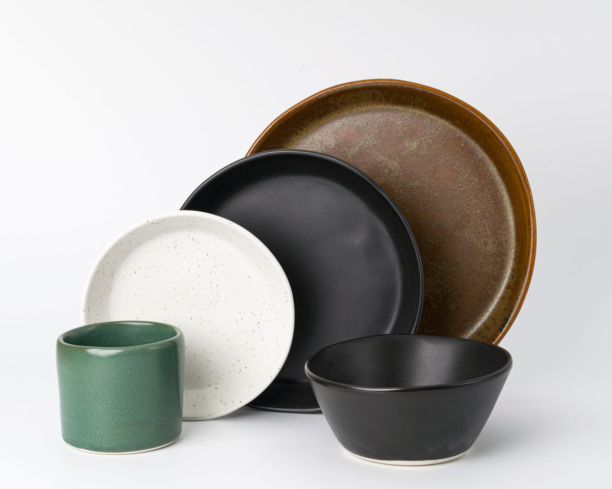 5 Piece Skali Coupe Dinner Setting