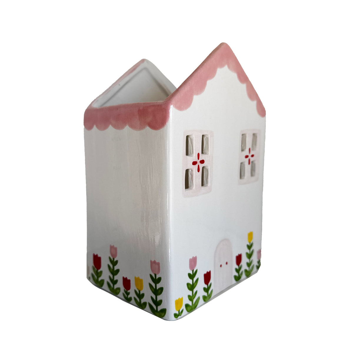 Tulip Fever Scalloped House Vase/Container