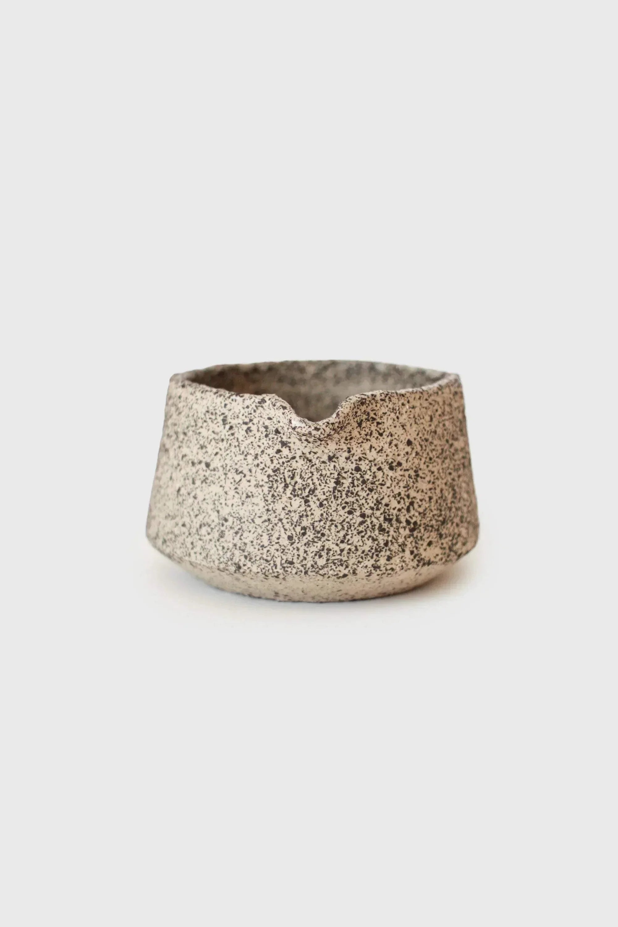Handmade Stoneware Matcha Bowl - Oats Collection
