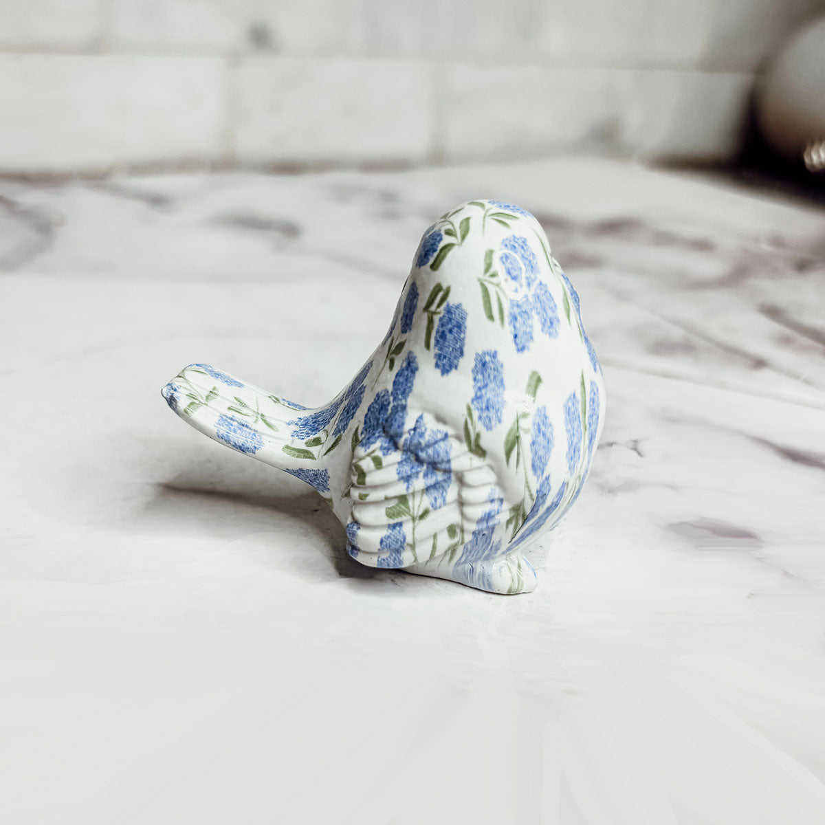 Blue Hydrangea Birds
