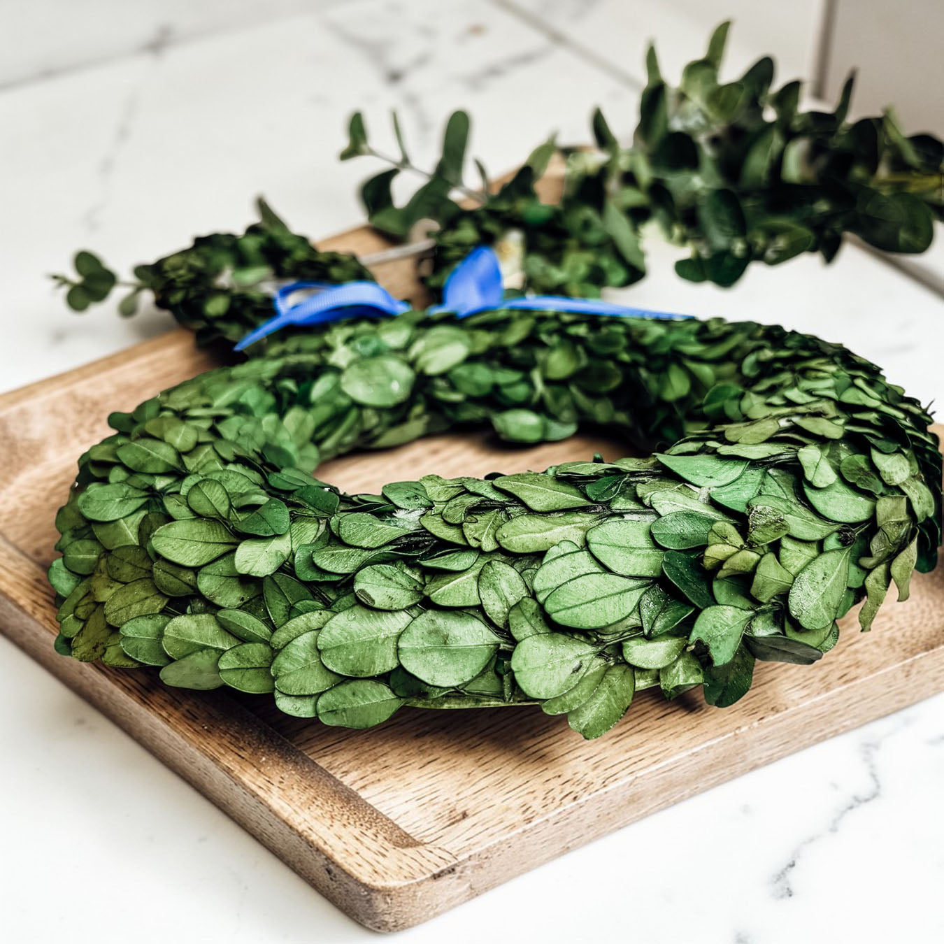 Bunny Wreath Boxwood