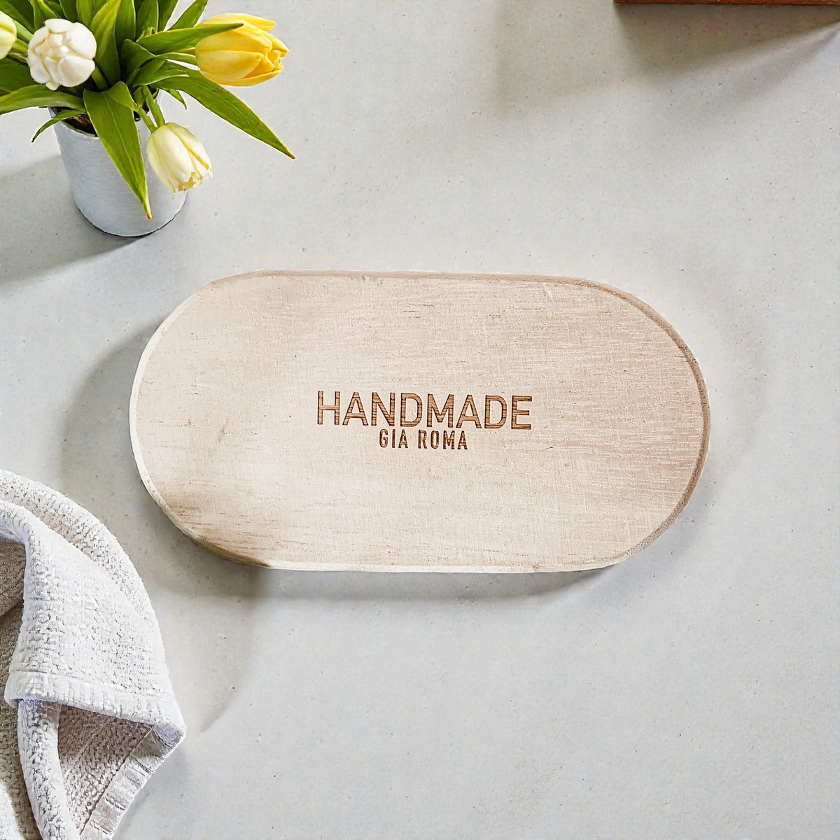Rustic Wood Tray