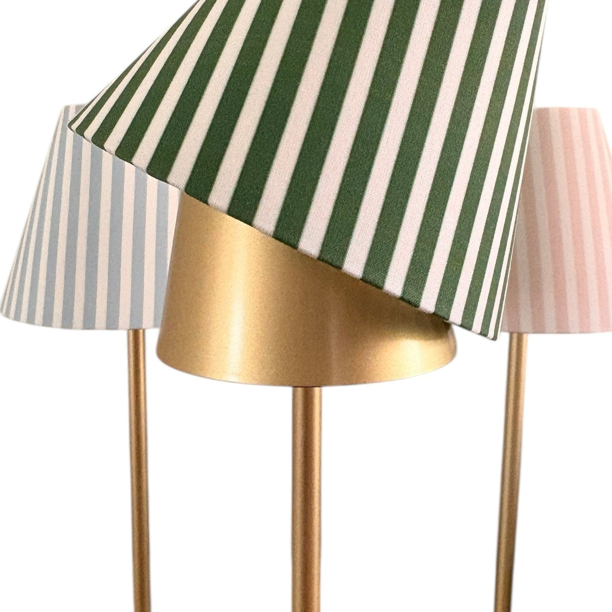 LED Lamp Shade Cover | Green Stripe
