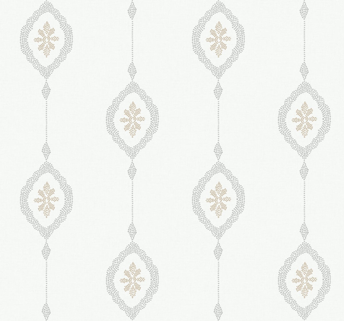 Beach House Sand Dollar Striped Unpasted Wallpaper