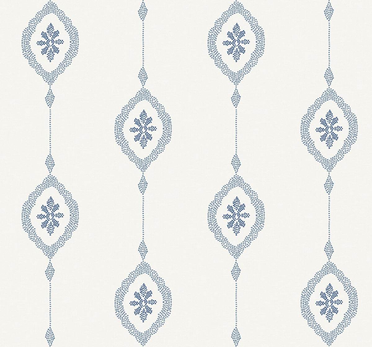 Beach House Sand Dollar Striped Unpasted Wallpaper