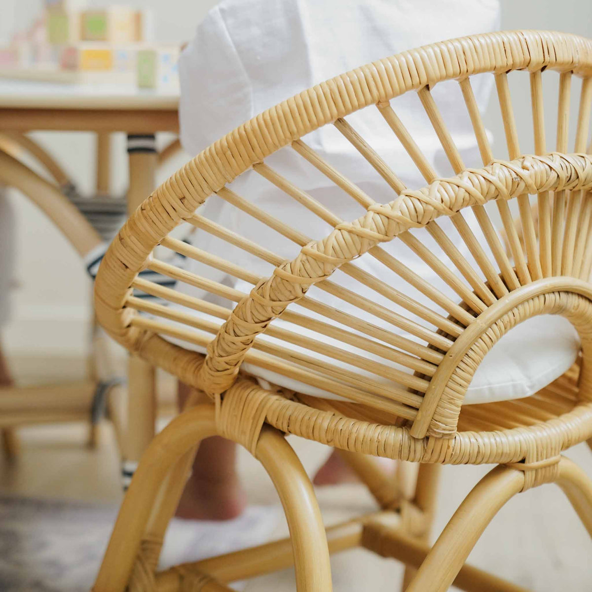 Maya Kids Chair - Natural