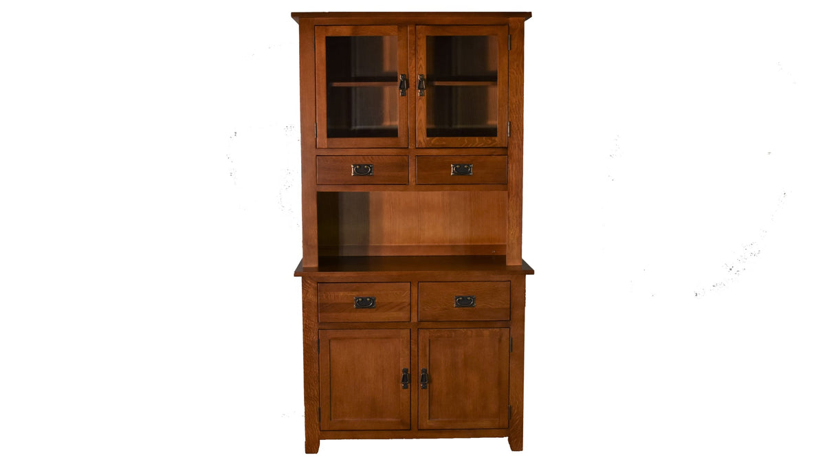Pre-Order Mission 4 Door & 4 Drawer China Cabinet - Michael's Cherry