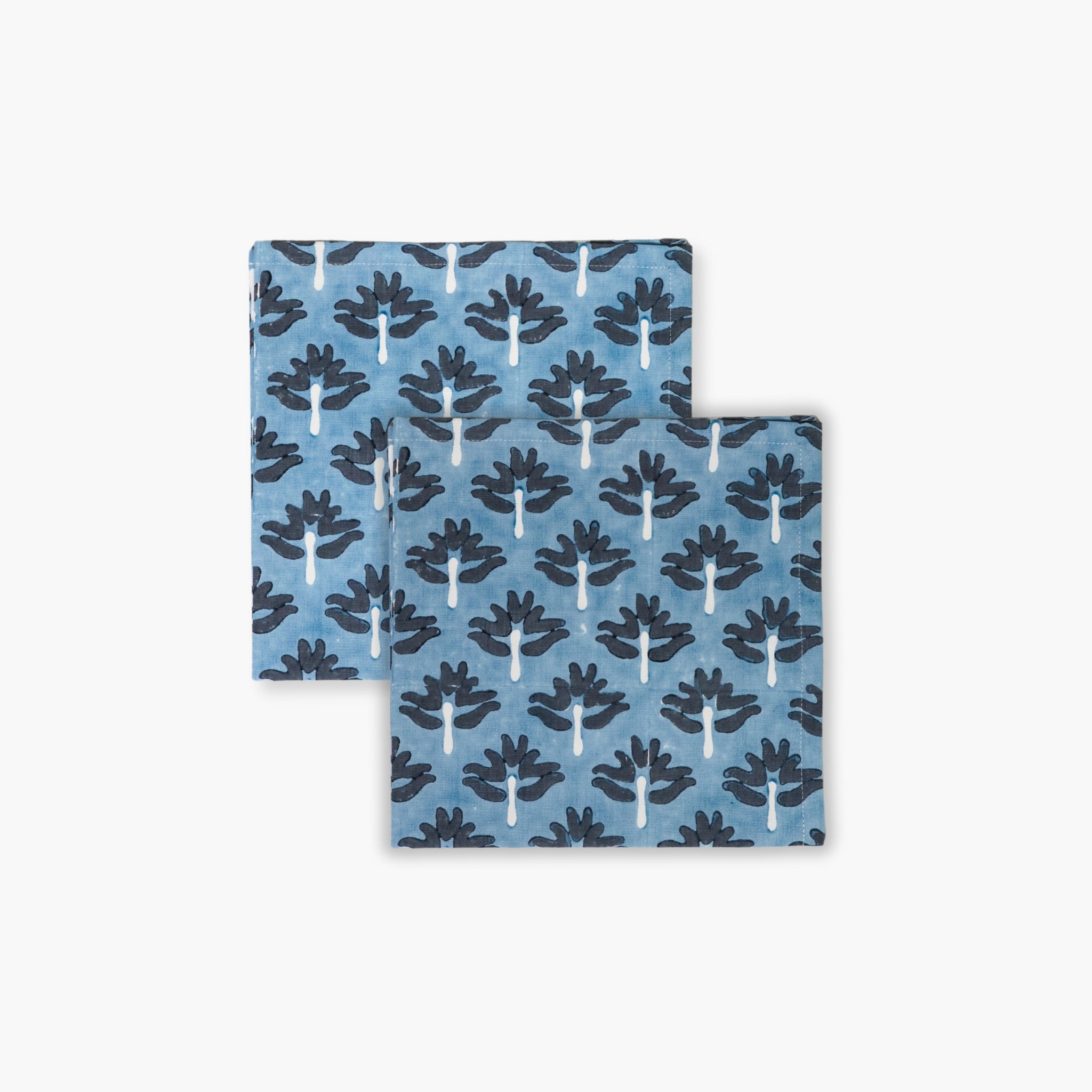 Zeenat Table Napkin - Steel Blue Set of 2