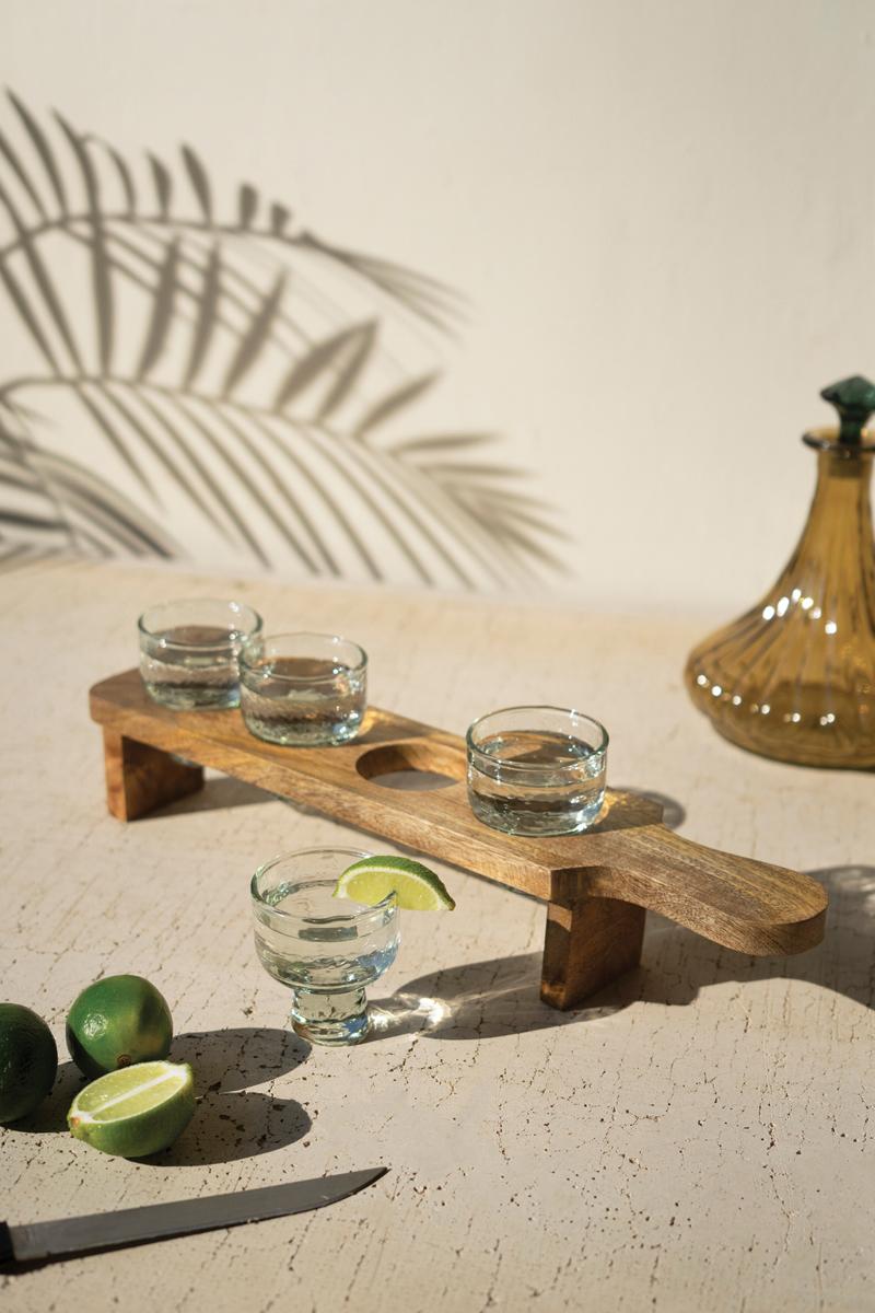 Tequila Flight with Wooden Base