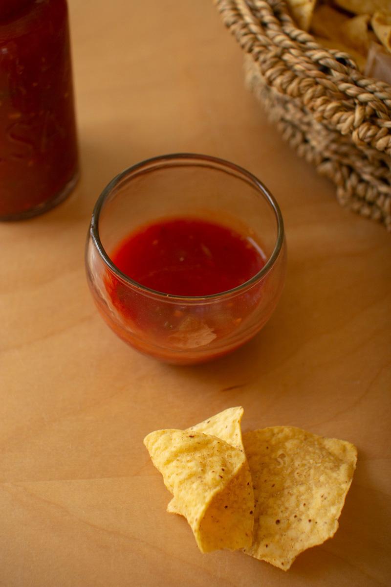Glass Salsa Pitcher and Bowls Set