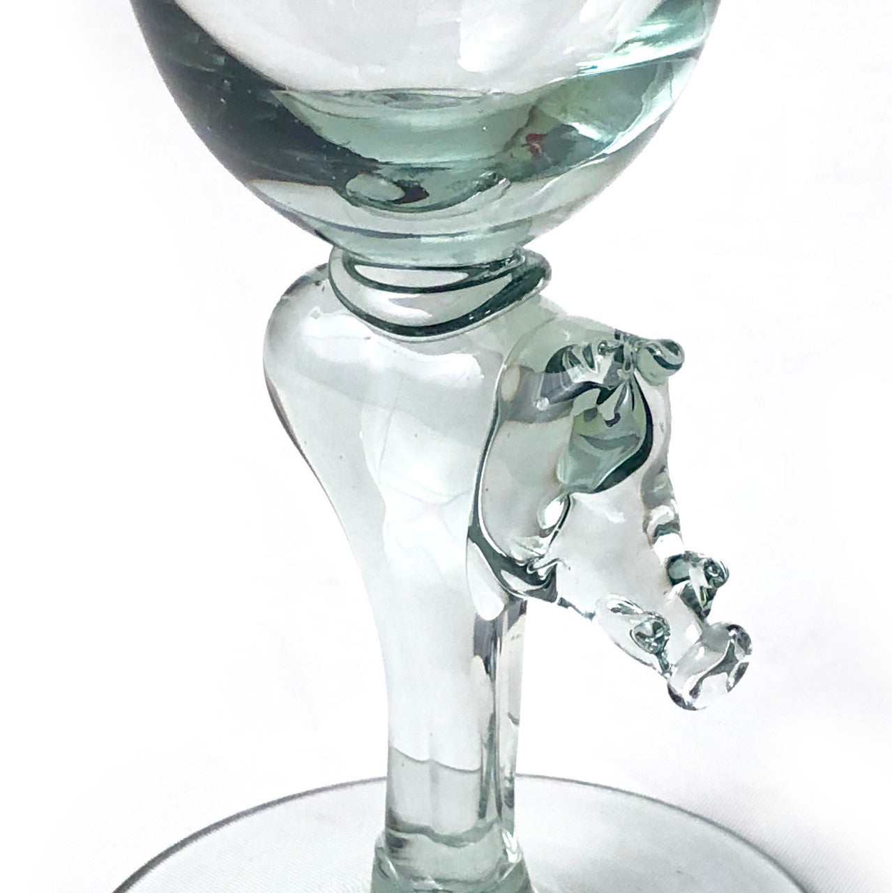 Champagne Glass with Animal Stem