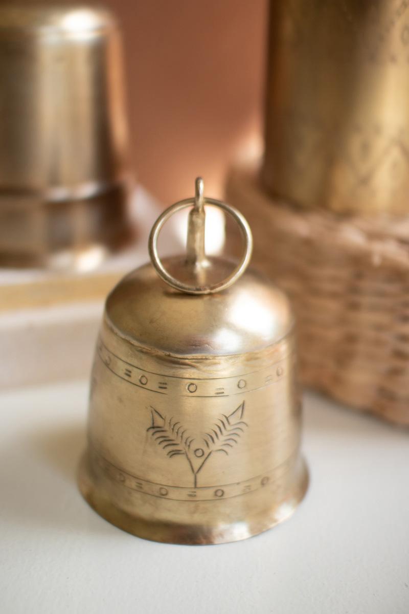 Antique Brass Bells - Set of 3