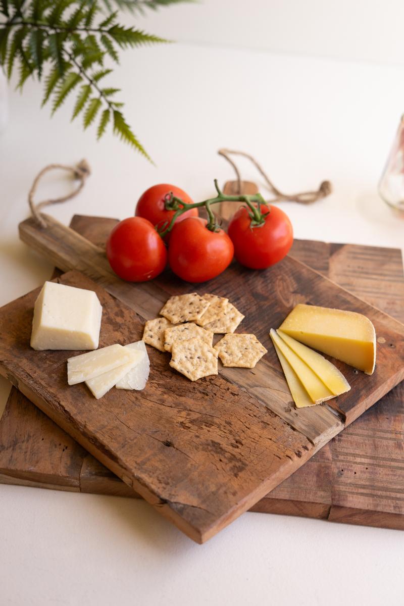 Recycled Wood Cheese Boards - Set of 2
