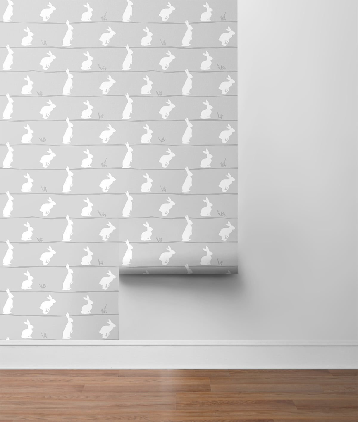 Bunny Trail Nursery Peel and Stick Removable Wallpaper