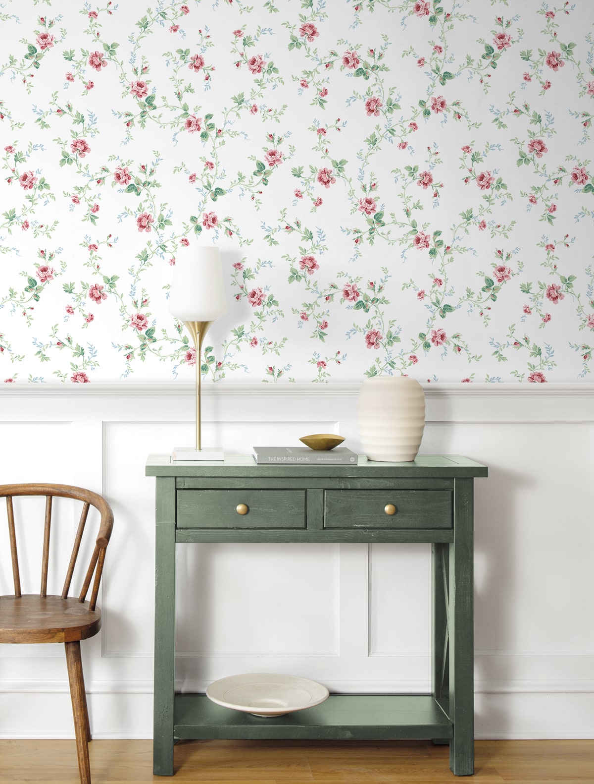 Blossom Floral Trail Peel and Stick Removable Wallpaper