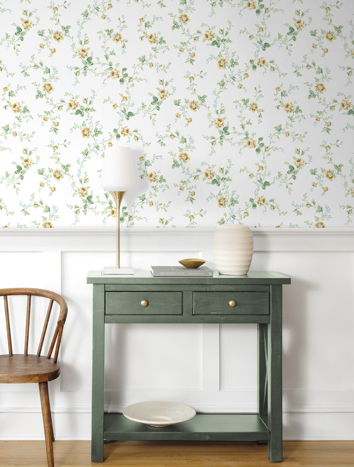 Blossom Floral Trail Peel and Stick Removable Wallpaper