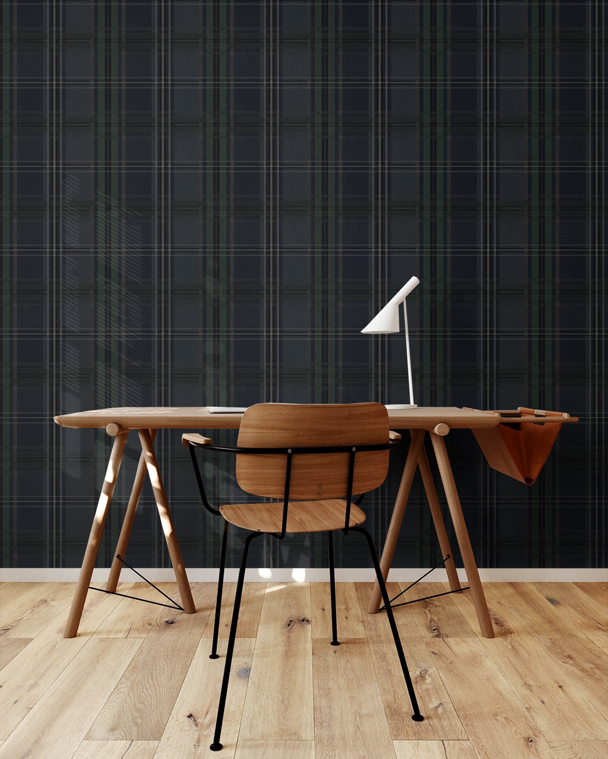 Classic Plaid Peel and Stick Removable Wallpaper