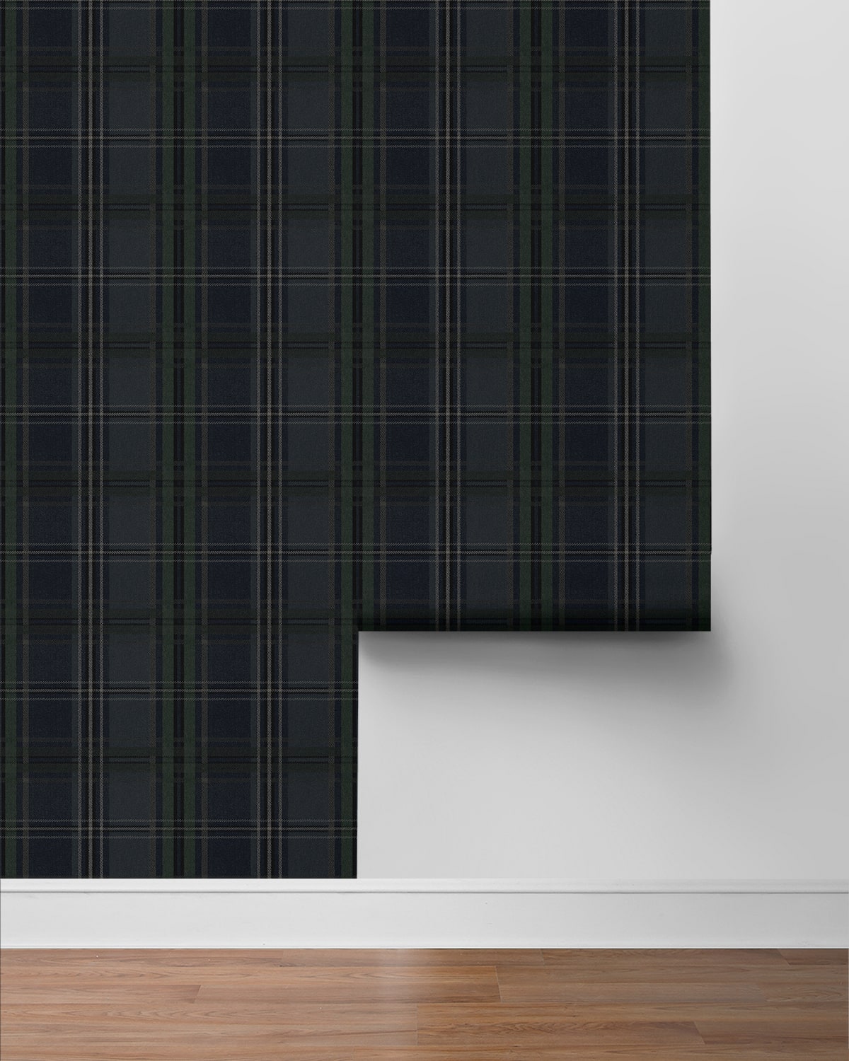 Classic Plaid Peel and Stick Removable Wallpaper