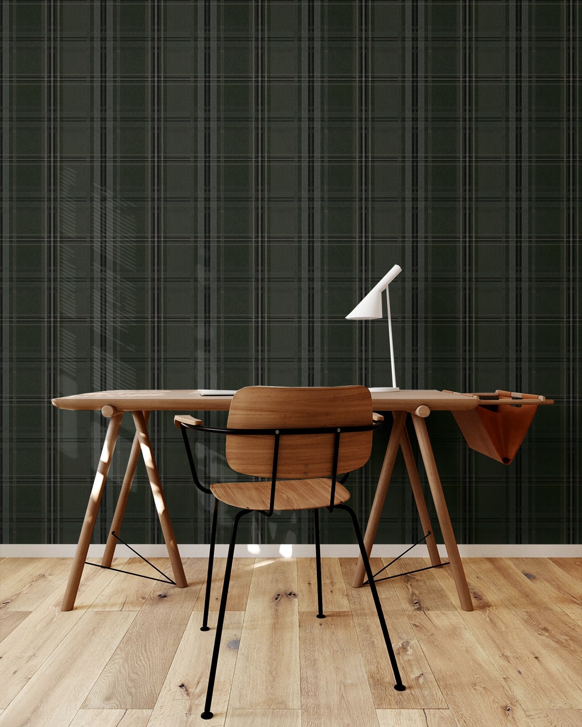 Classic Plaid Peel and Stick Removable Wallpaper