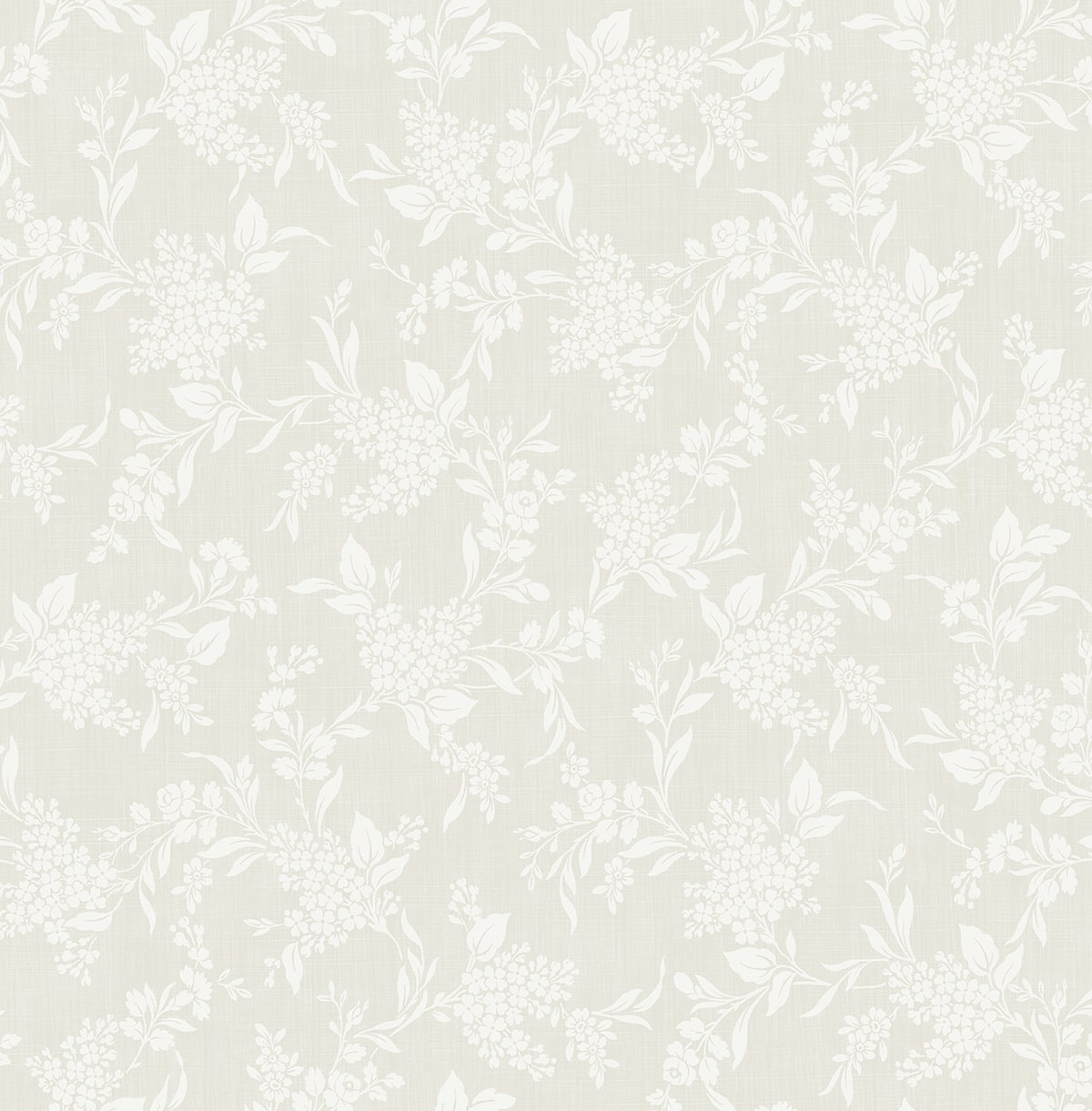 Tonal Floral Peel and Stick Removable Wallpaper