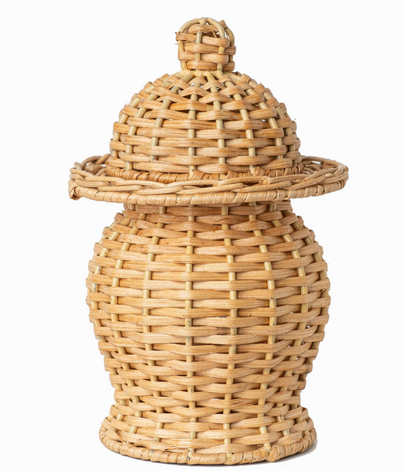 Round Wicker Jar (3 Sizes)
