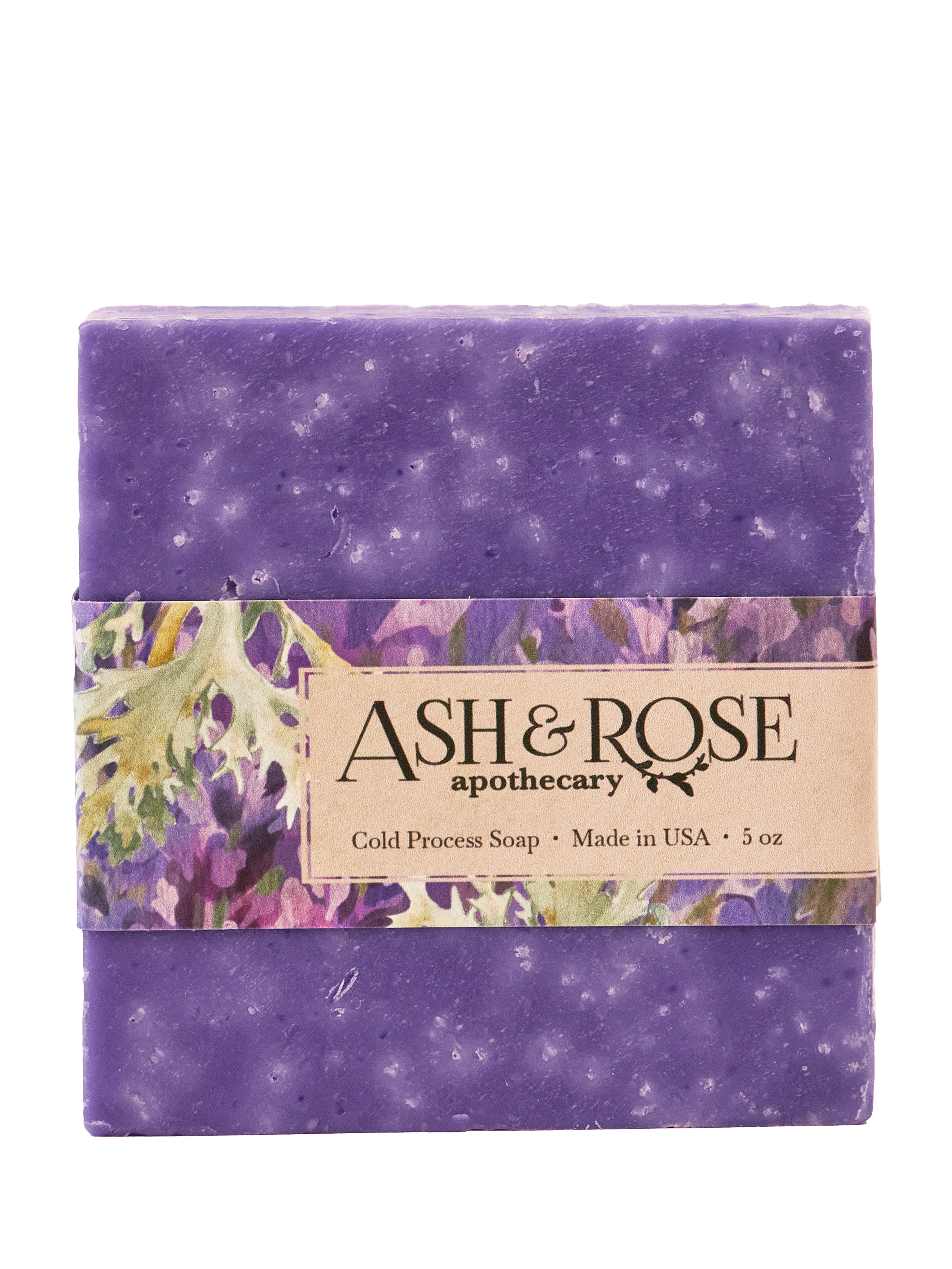 Lavender Oak Moss Soap Scrub Bar