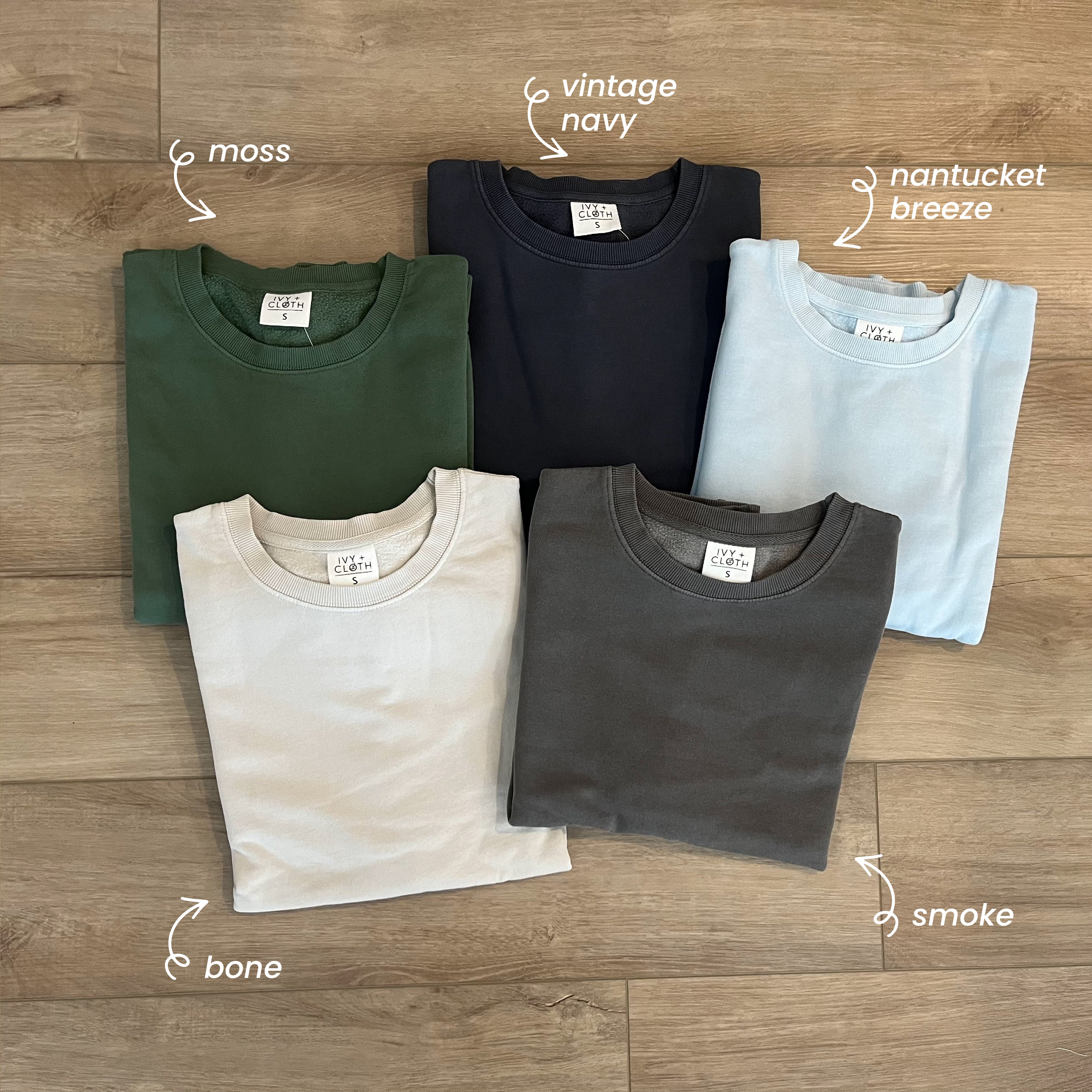 Moss Oversized Boxy Crew