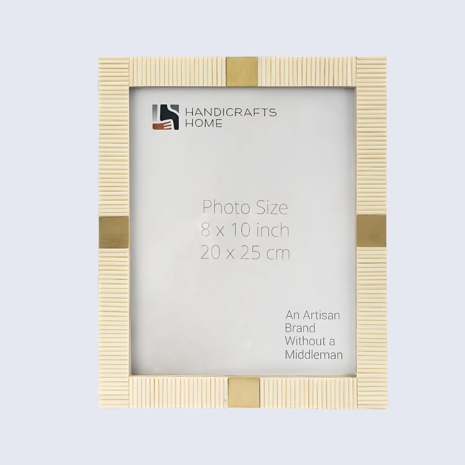 Picture Frame Deco Accent Collection Resin Inlay White – 3 Sizes