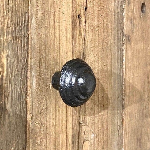 Mason Knob Black Brown Small