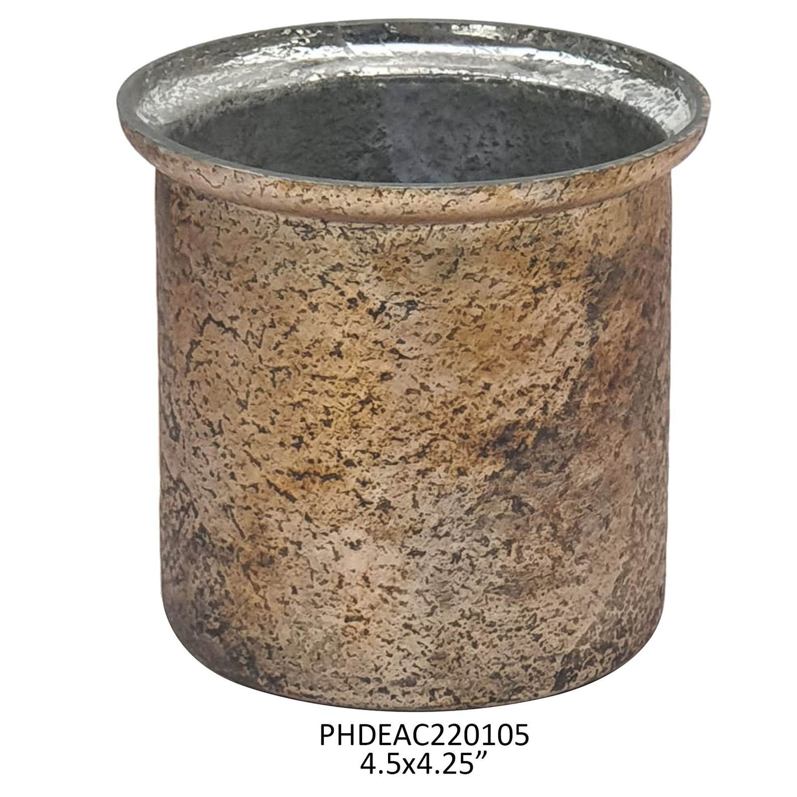 Antique Copper Candle Pot