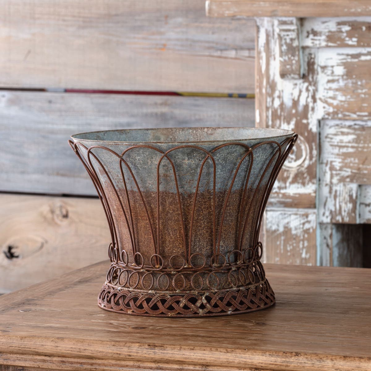 French Wire Planter
