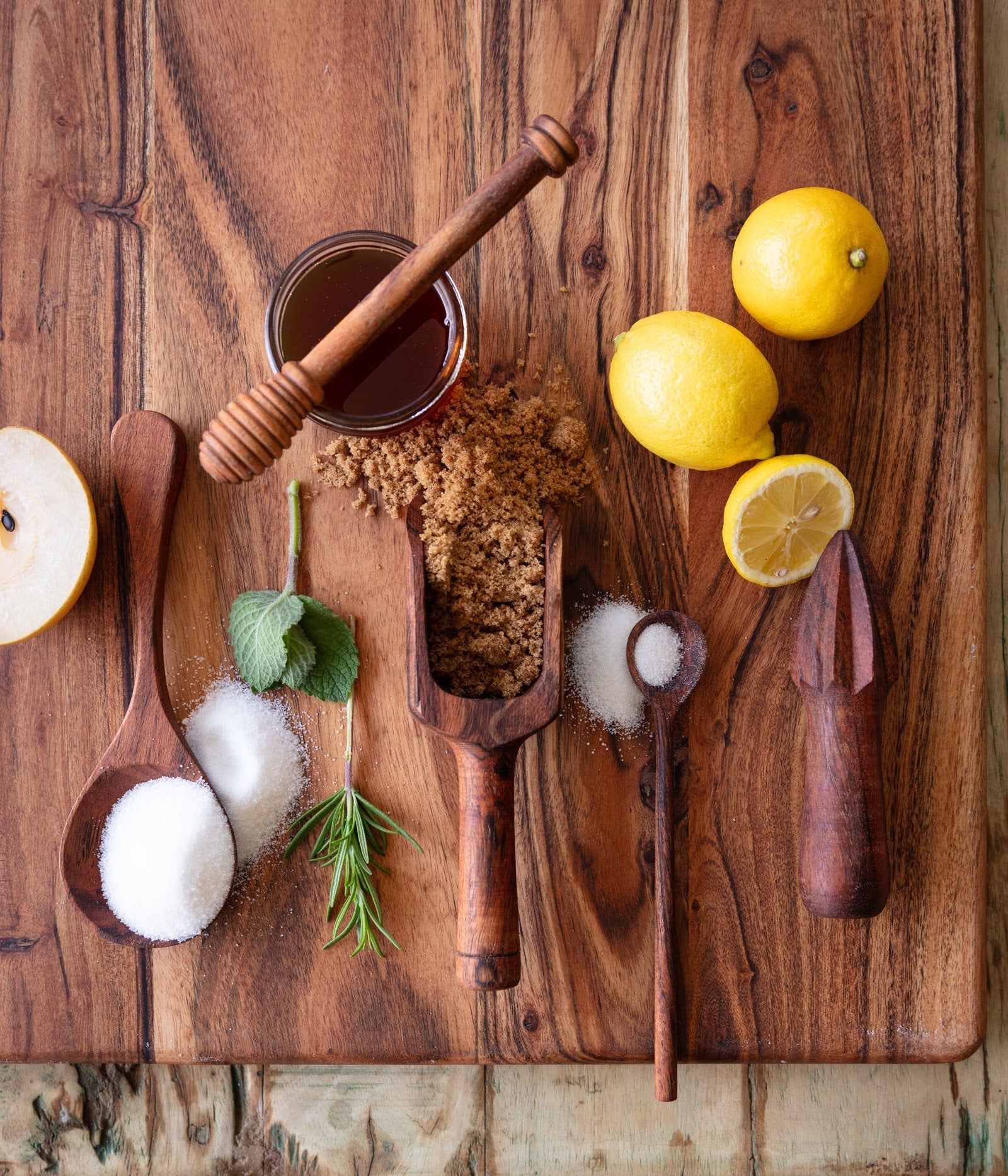 Collected Wooden Utensils - Set of 5
