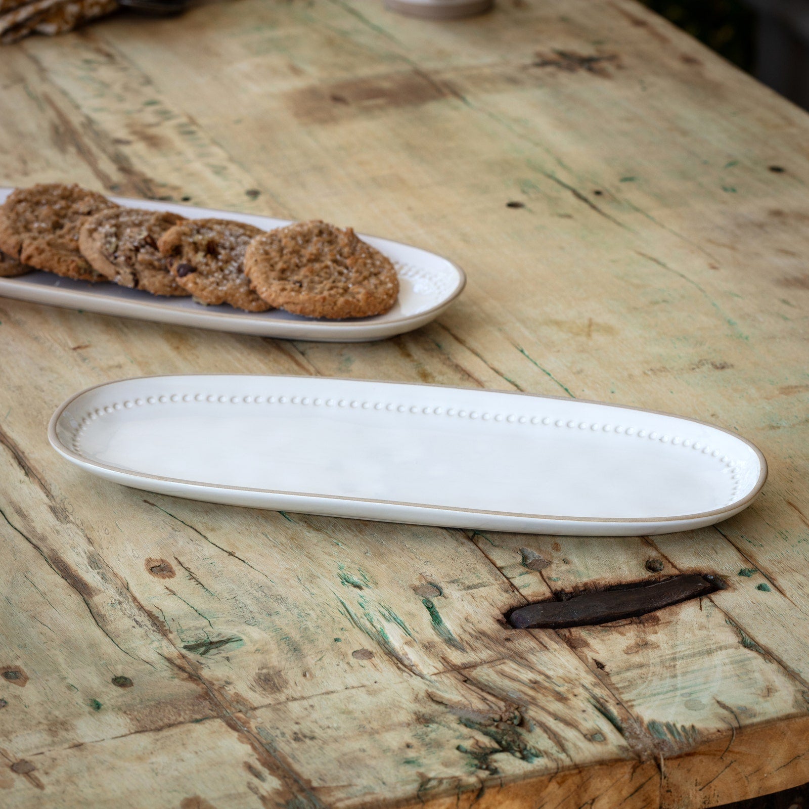 Isabella White Serving Platter