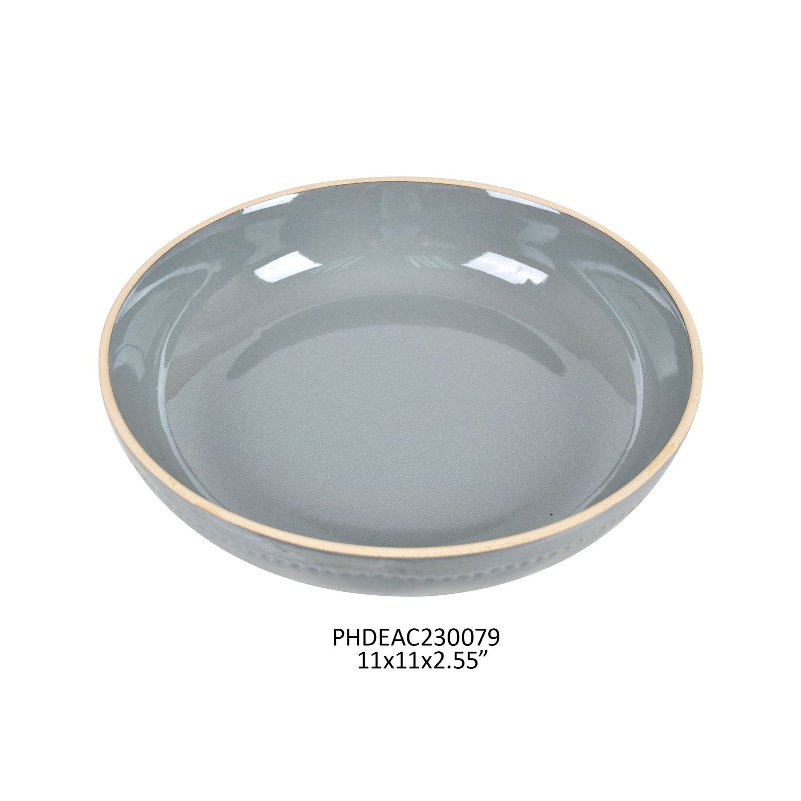 Legbar Blue Serving Bowl