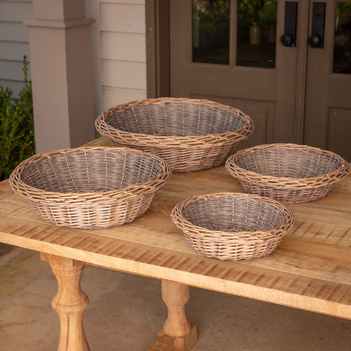 Nested Willow Bowls - - Set of 4