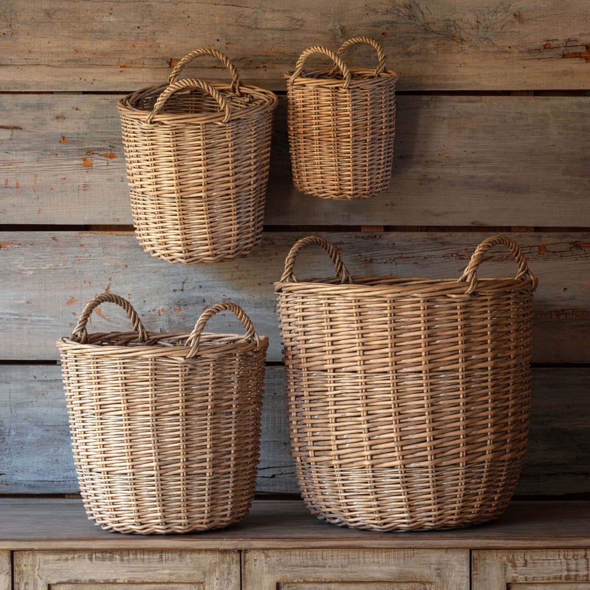 Olive Picking Basket - - Set of 4