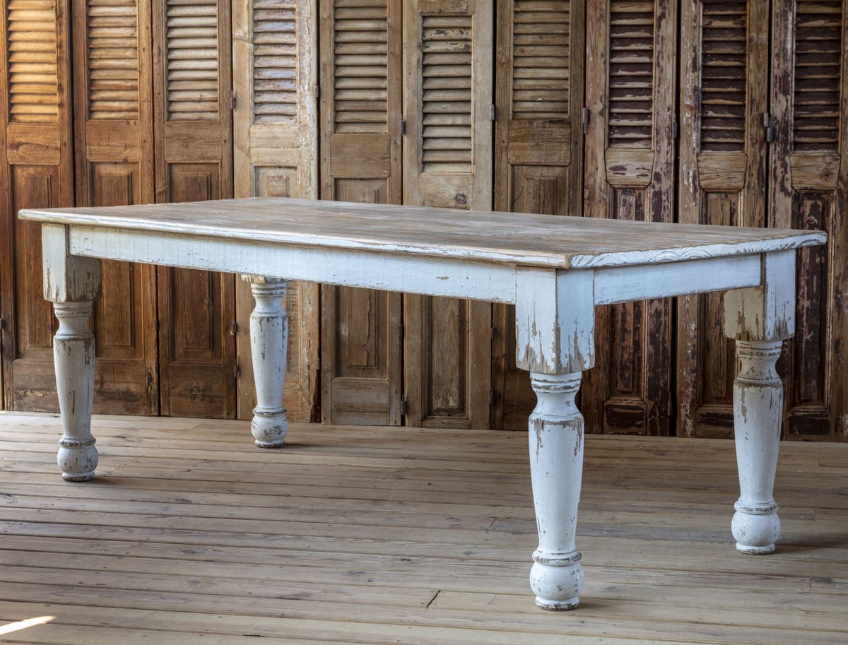 Painted Harvest Table