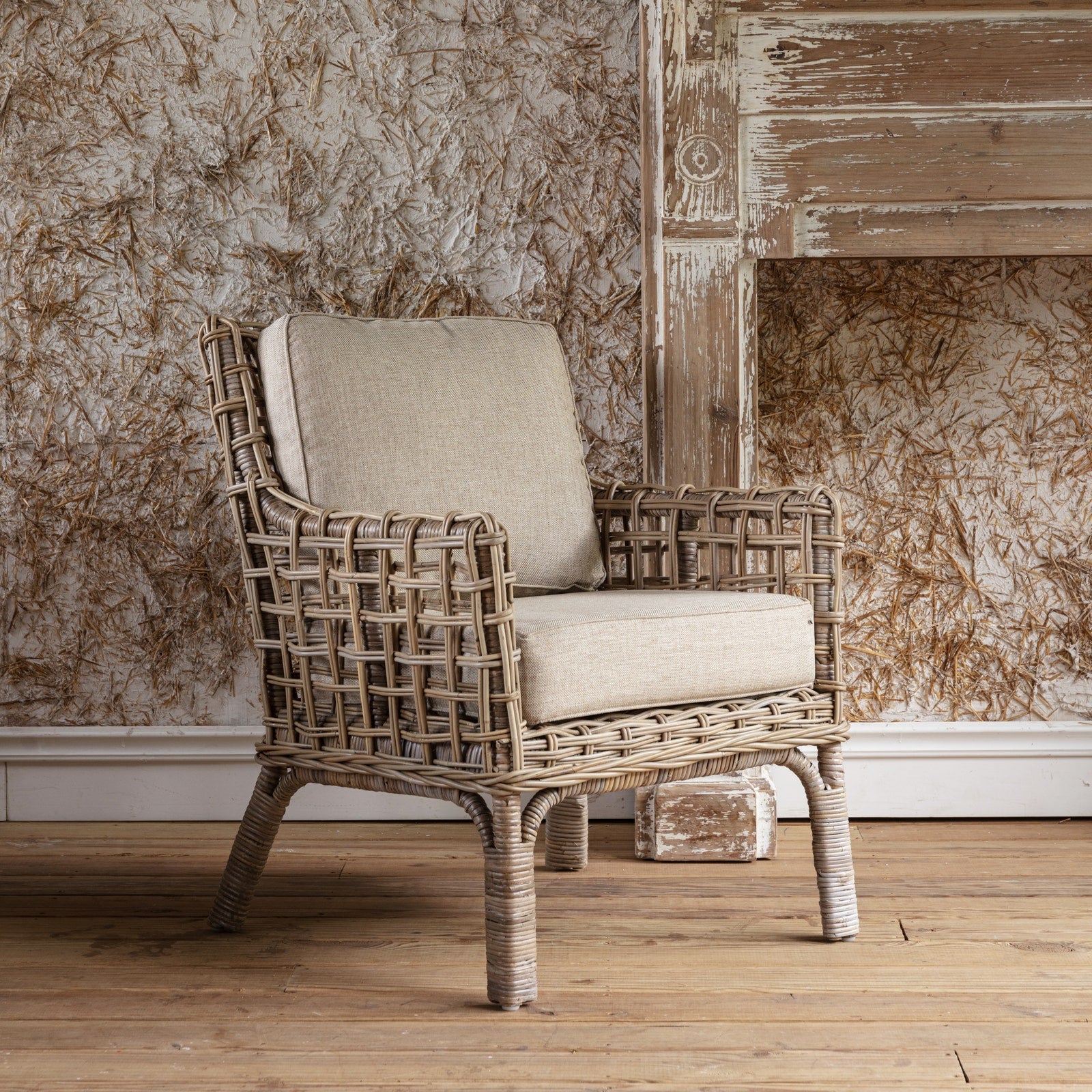 Trellis Rattan Armchair