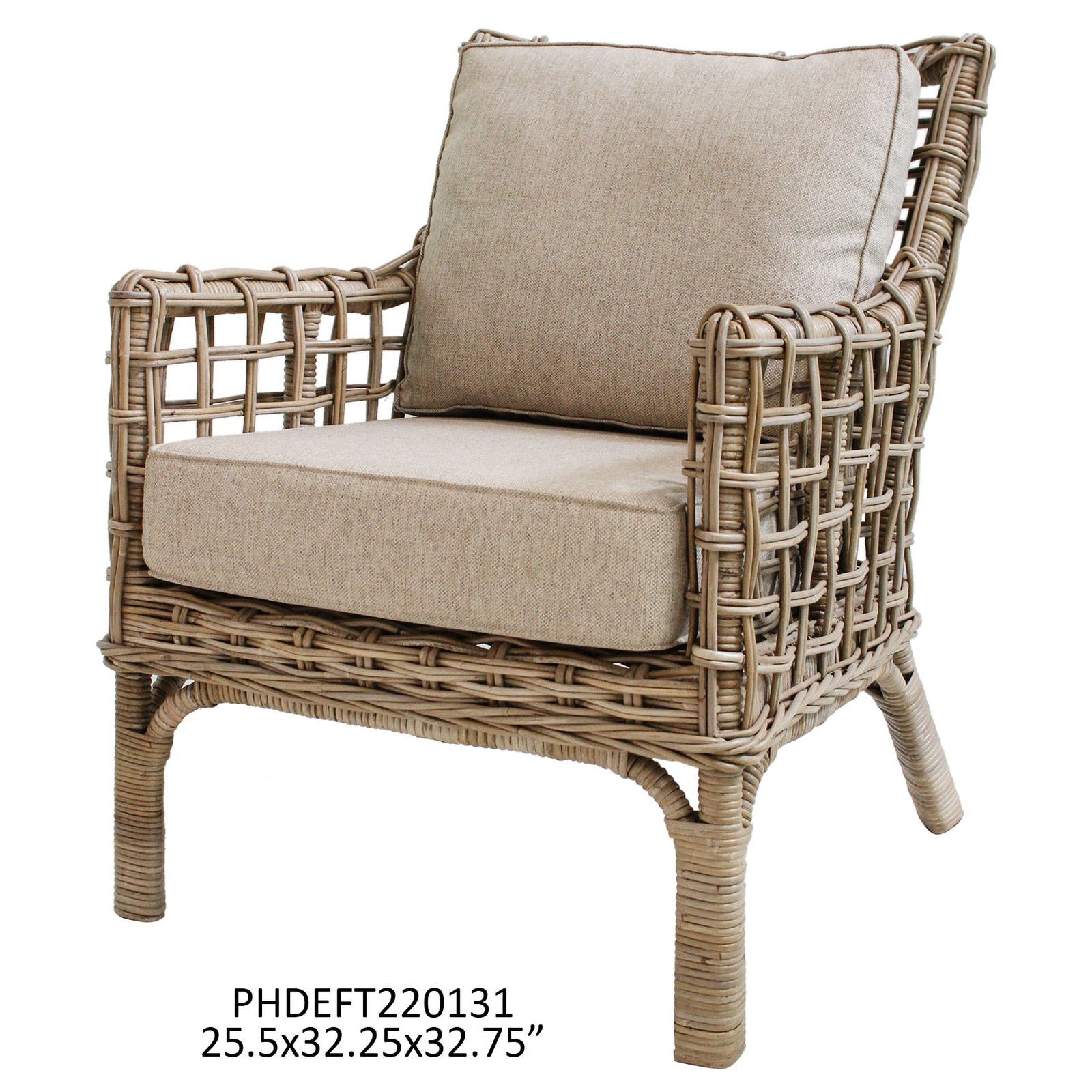 Trellis Rattan Armchair
