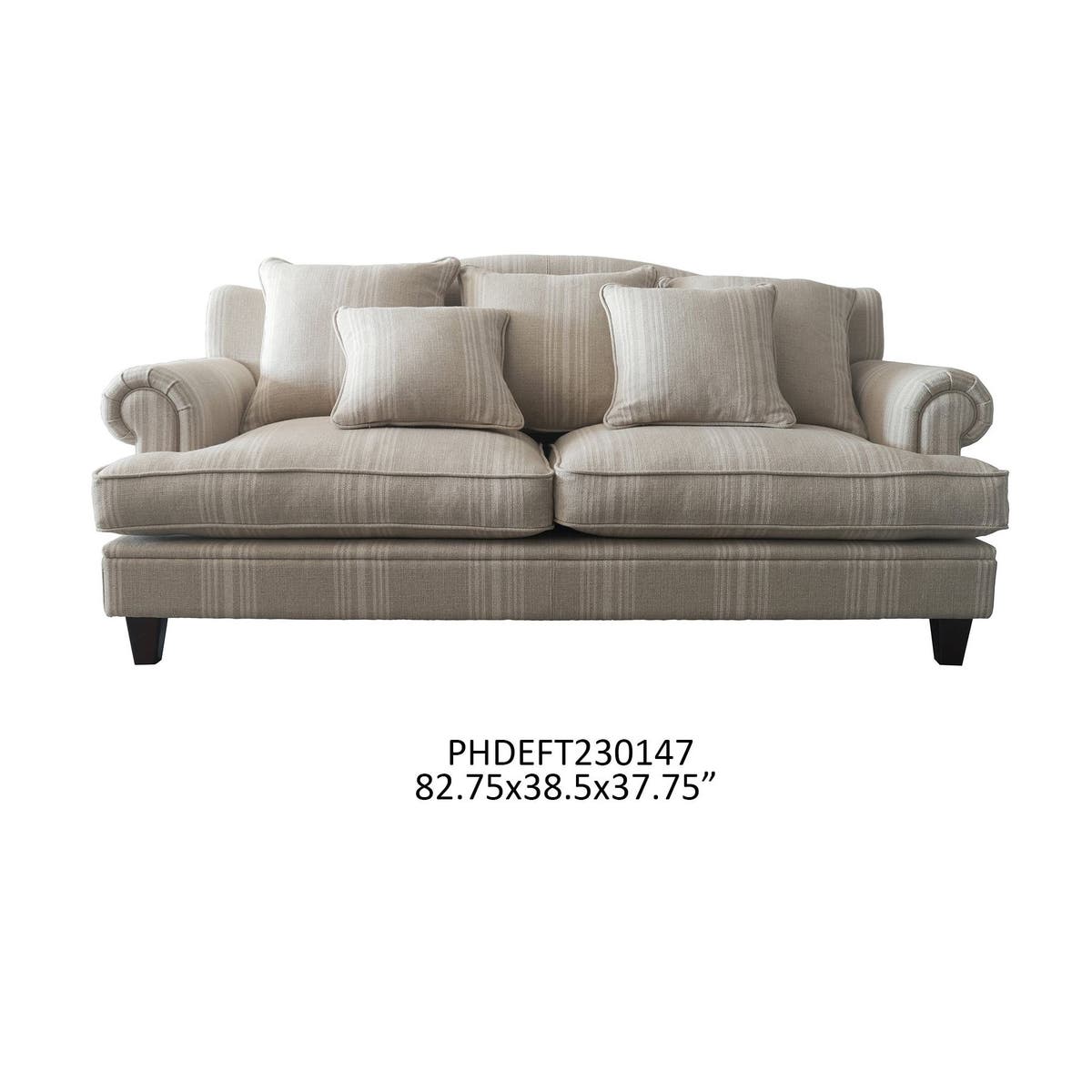 Belgium Striped Sofa