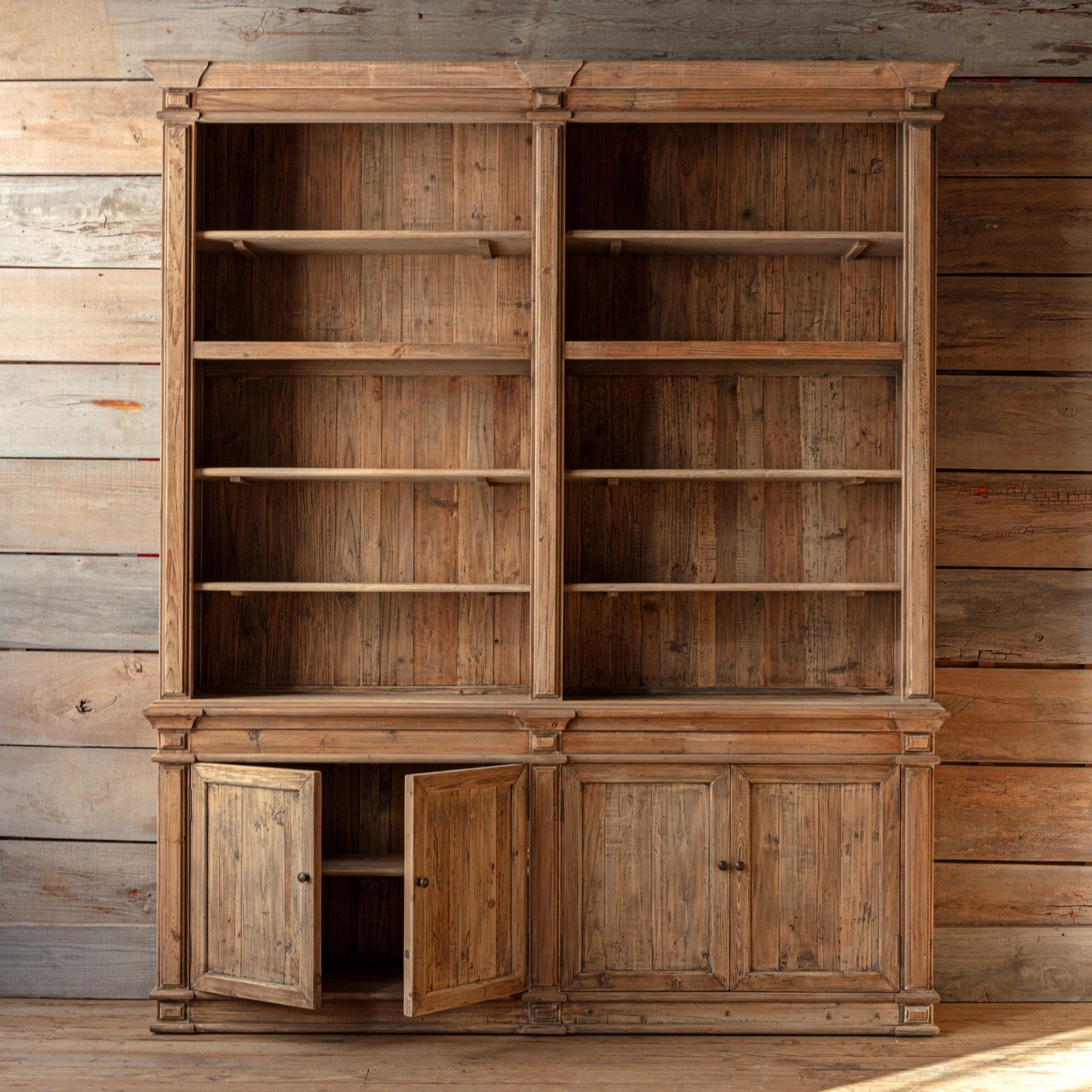Old Pine Two-Section Library