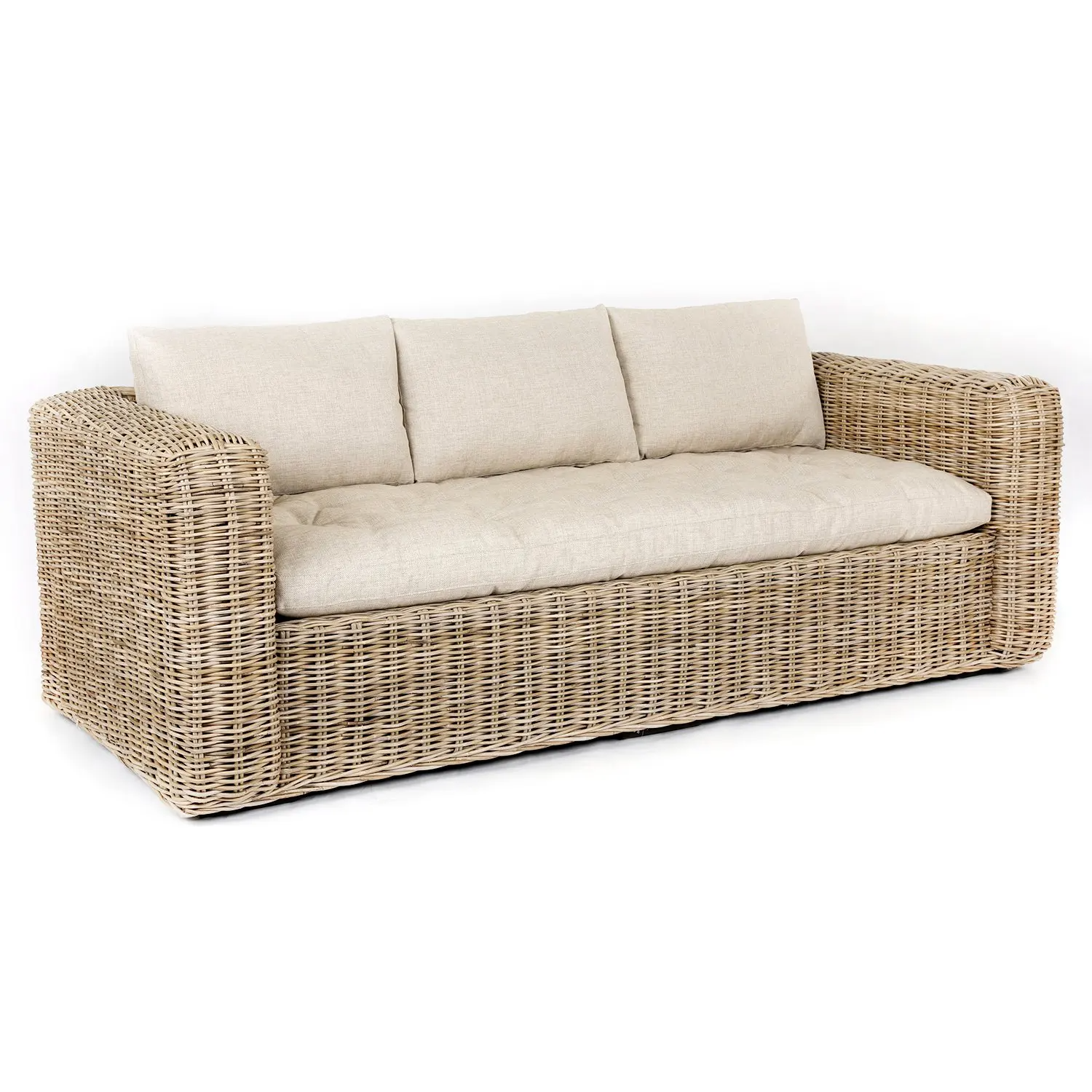 Vigneron Woven Rattan Sofa