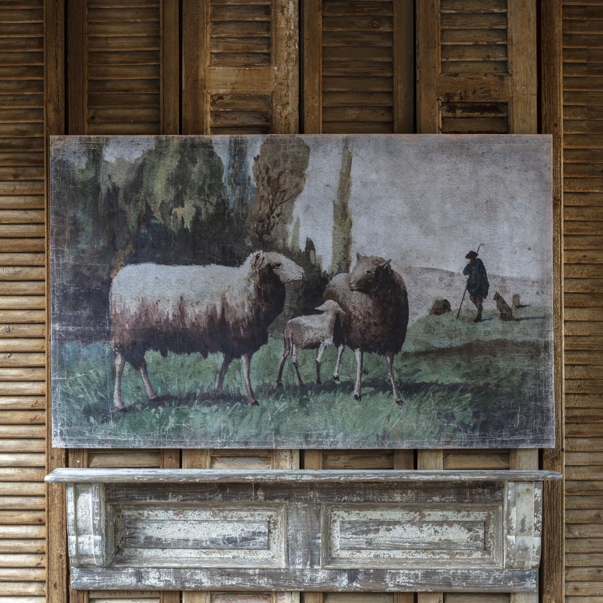 Pastoral Sheep Print